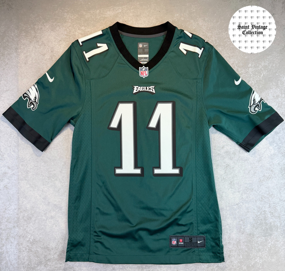 Nike Philadelphia Eagles Wentz #11 On Field Jersey Green Size S